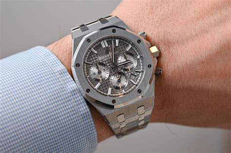 audemars piguet chrono leather|Audemars Piguet selfwinding chronograph price.